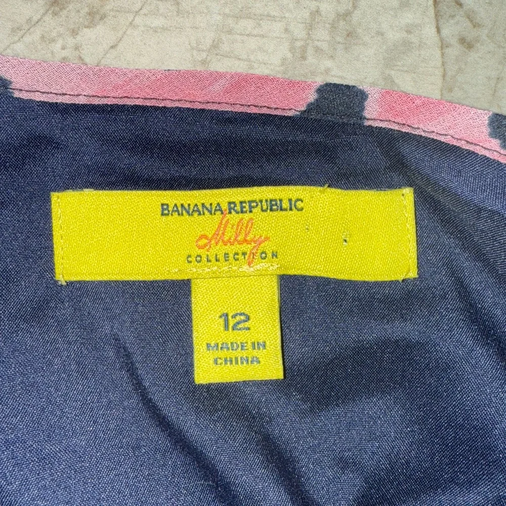 ✨ Banana Republic Milly Collection Medallion Print Dress | Sz 12 ✨ - Picture 12 of 15